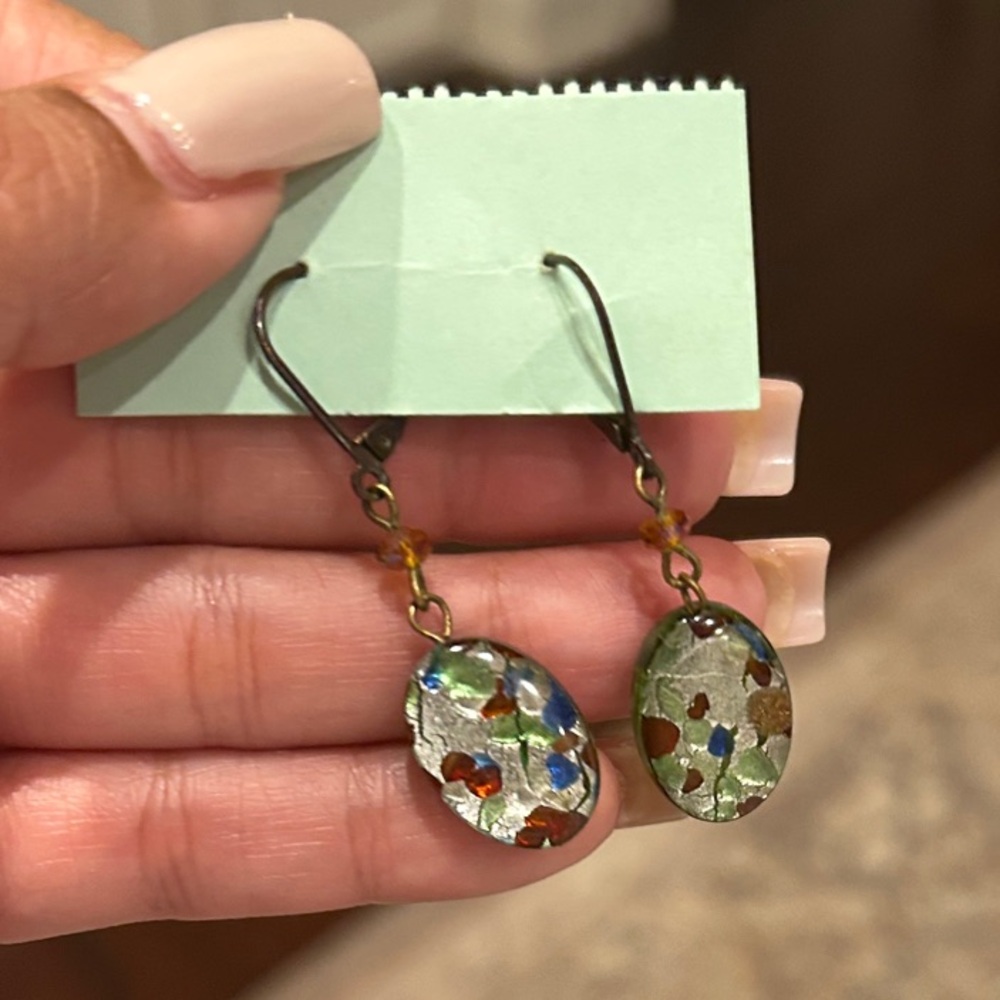 Elegant Multicolor Dangle Earrings